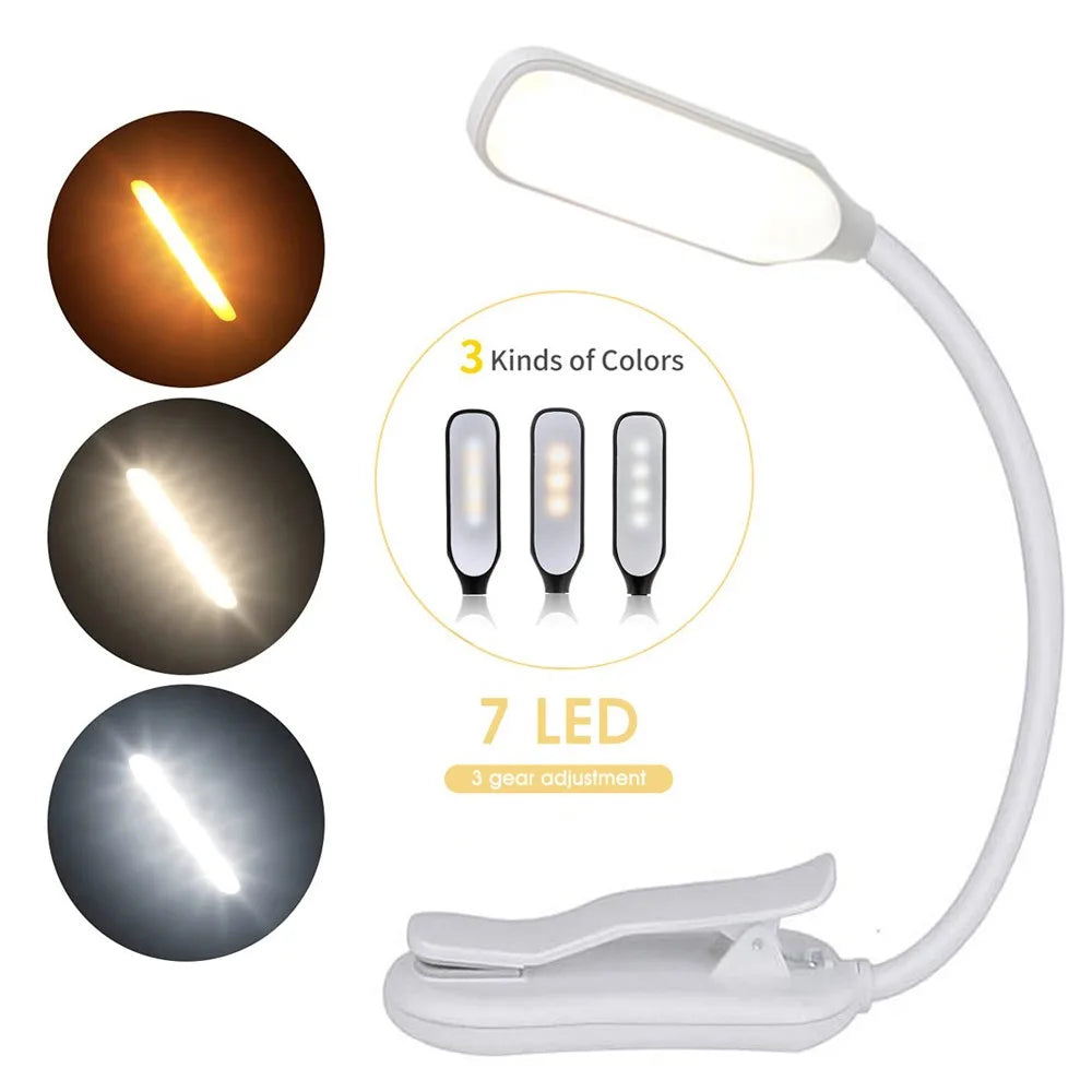 HUAJIANZM USB Rechargeable LED Book Light