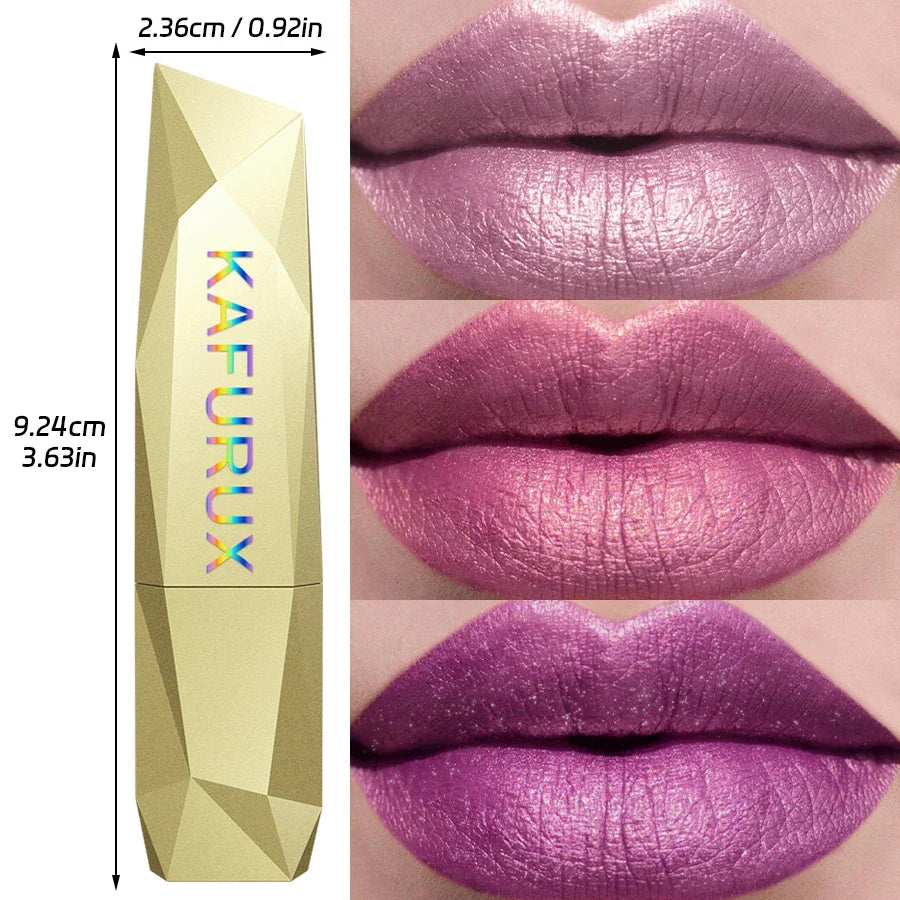 21 Colors Glitter Metallic Lipstick