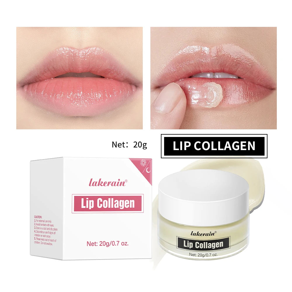 Collagen Lip Mask Moisturizing Hydrating Dry Lips Smooth Fine Lines Increase Lip Vibrancy And strengthen Barrier Lips Skin Care