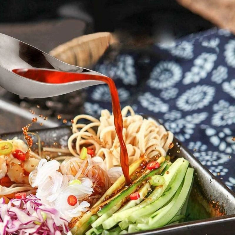Chef Decoration Spoon for Sushi Food Design Sauce Dressing Plate Dessert Bakeware Cake Gastronomy Coffee Spoon Kitchen Tools