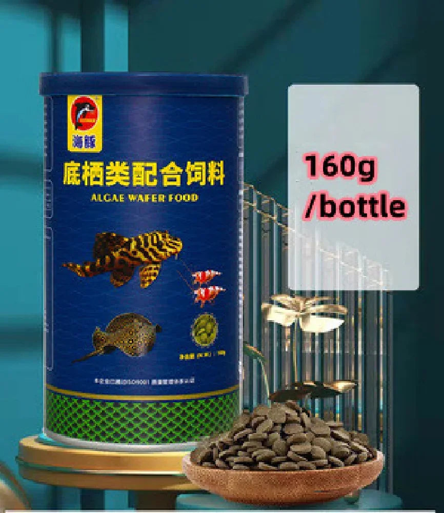 c40g-180g Bottle Ornamental Cichlid Pellets Goldfish Carp Guppies Small Medium Tropical Fish Food Aquarium Fish Tank Feed