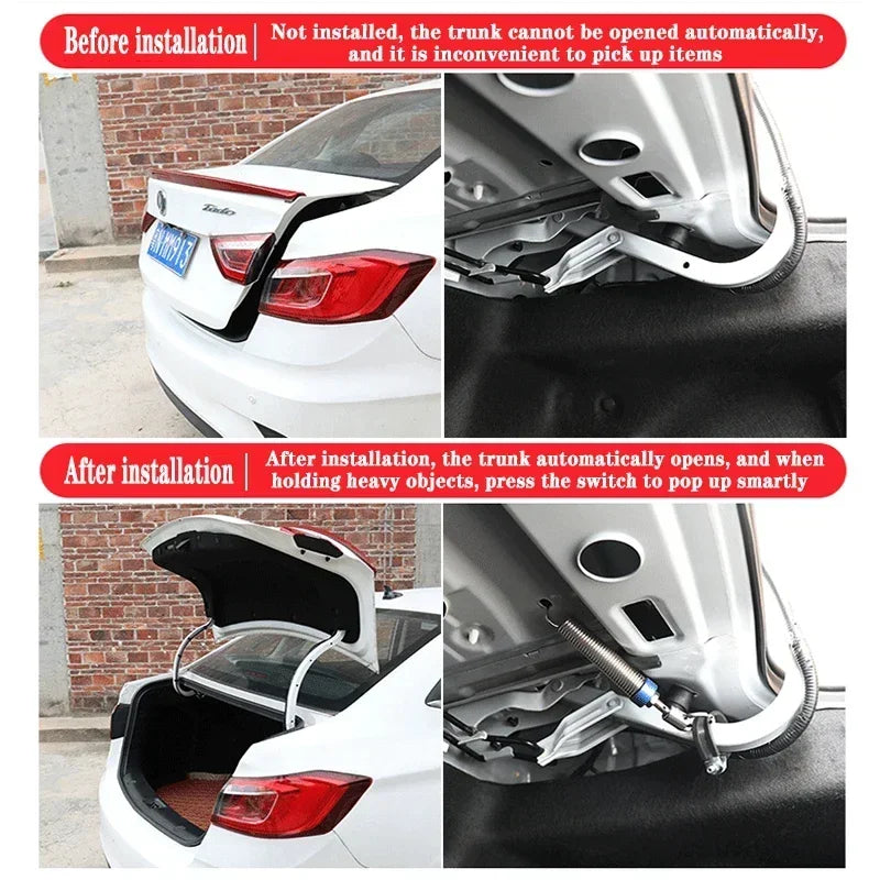 Universal Car Trunk Lift Spring, Rear Tailgate Automatic Support Device Accessories, Automobile Trunk Spring