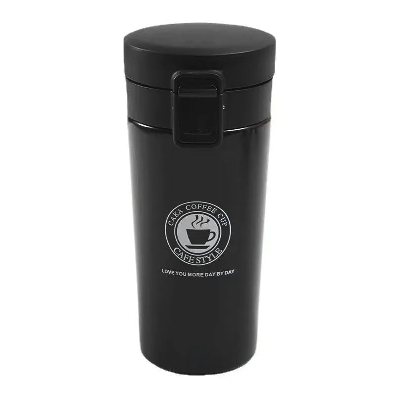 380/510ML Stainless Steel Thermo Bottle Coffee Cup  Outdoor Sports Vacuum Flask Car Thermal Cup Keeps Cold and Heat Thermal Mug