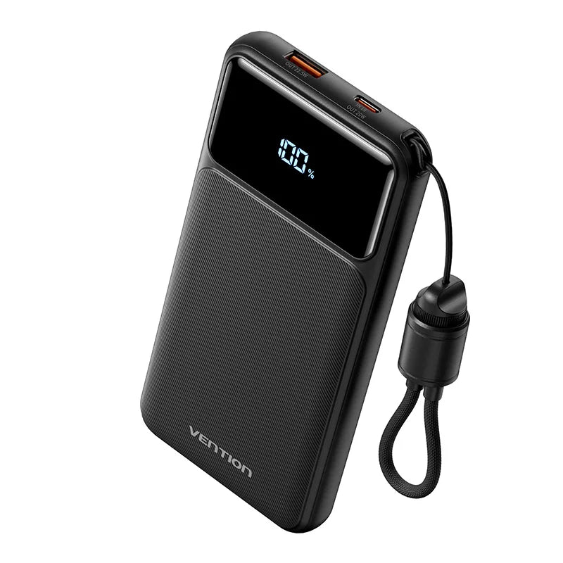 Vention CCC 22.5W 10000mAh Power Bank Portable Fast Charger for Xiaomi iPhone Samsung Spare Battery 3C Certified Powerbank