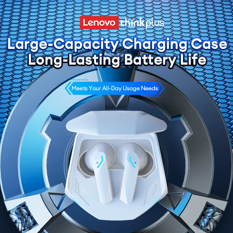 Lenovo GM2 Pro Bluetooth 5.4 Earphones Sports Headset Wireless In-Ear Gaming Low Latency Dual Mode Music Headphones New