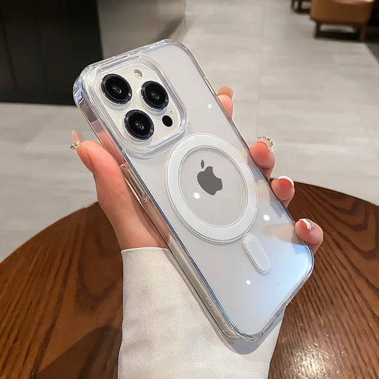 MagSafe Transparent Wireless Charging Case