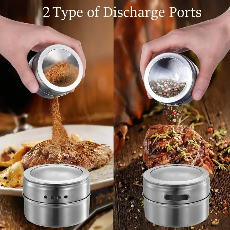 Stainless Steel Spice Tin Rack
