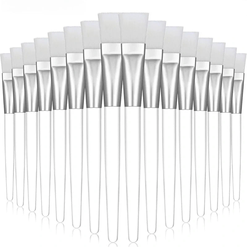 12pcs/set Facial Mask Brushes Soft bristle Transparent Crystal Rod Face Applicator Brush DIY Skincare Salon Spa Makeup Tools