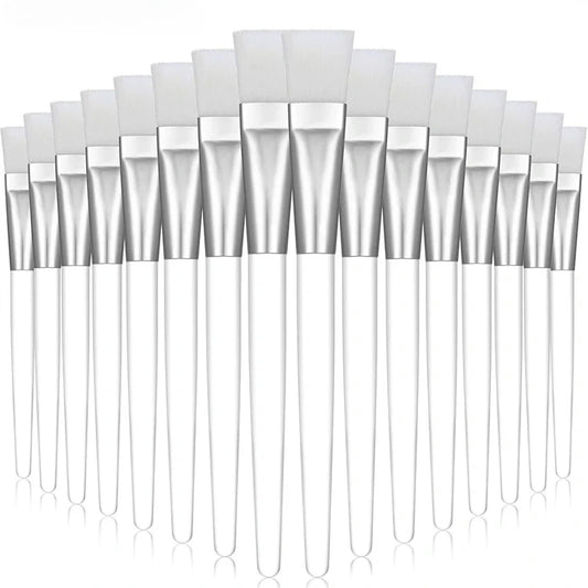 12pcs/set Facial Mask Brushes Soft bristle Transparent Crystal Rod Face Applicator Brush DIY Skincare Salon Spa Makeup Tools