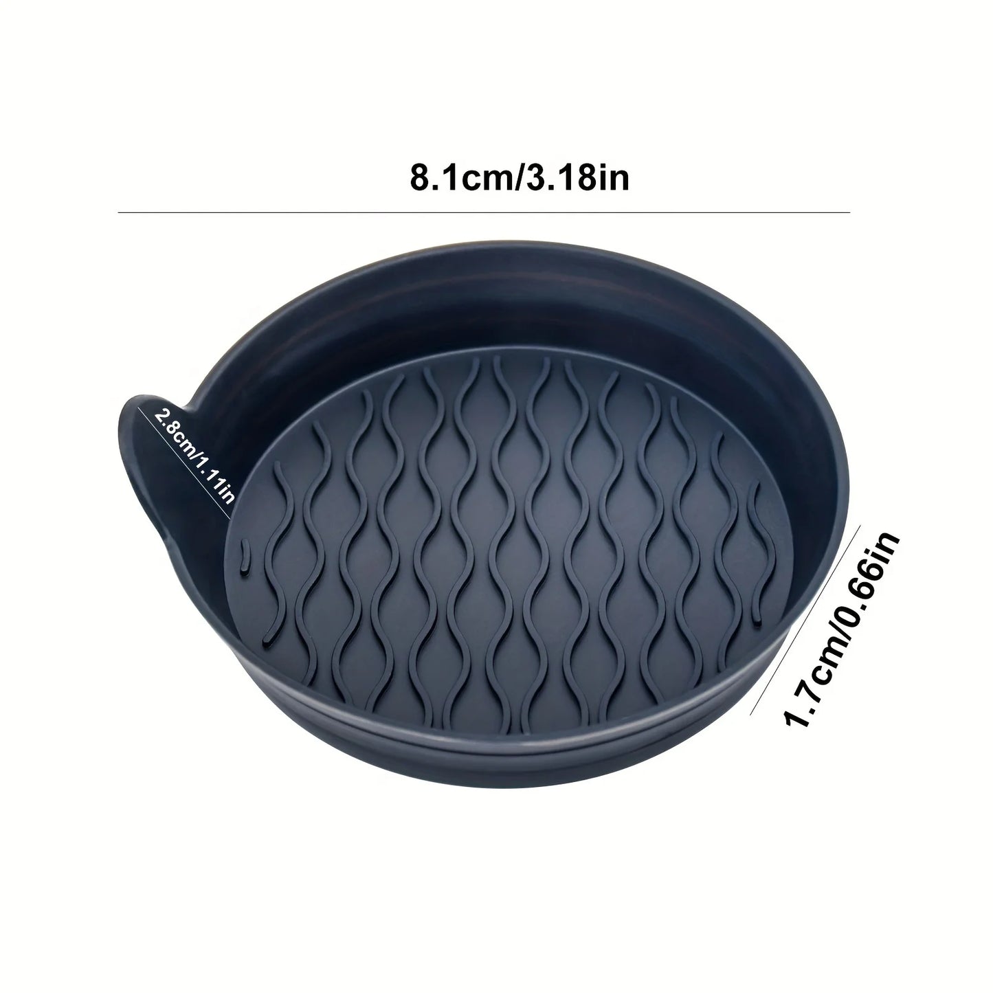 2-Piece silicone car coaster with non-slip coaster - durable interior accessories, car silicone coaster car