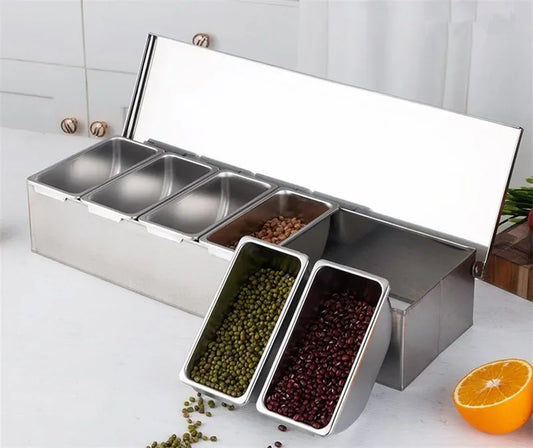 Stainless Steel Seasoning Box
