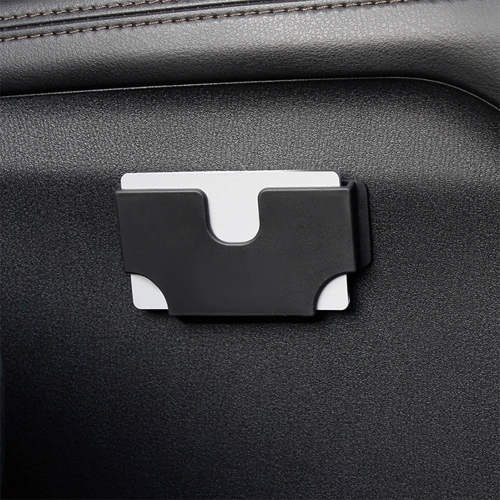Newest Car Mounted Card Holder Voucher Storage Box Car Refueling High-Speed Card Slot Card Hoider Creative Utensils