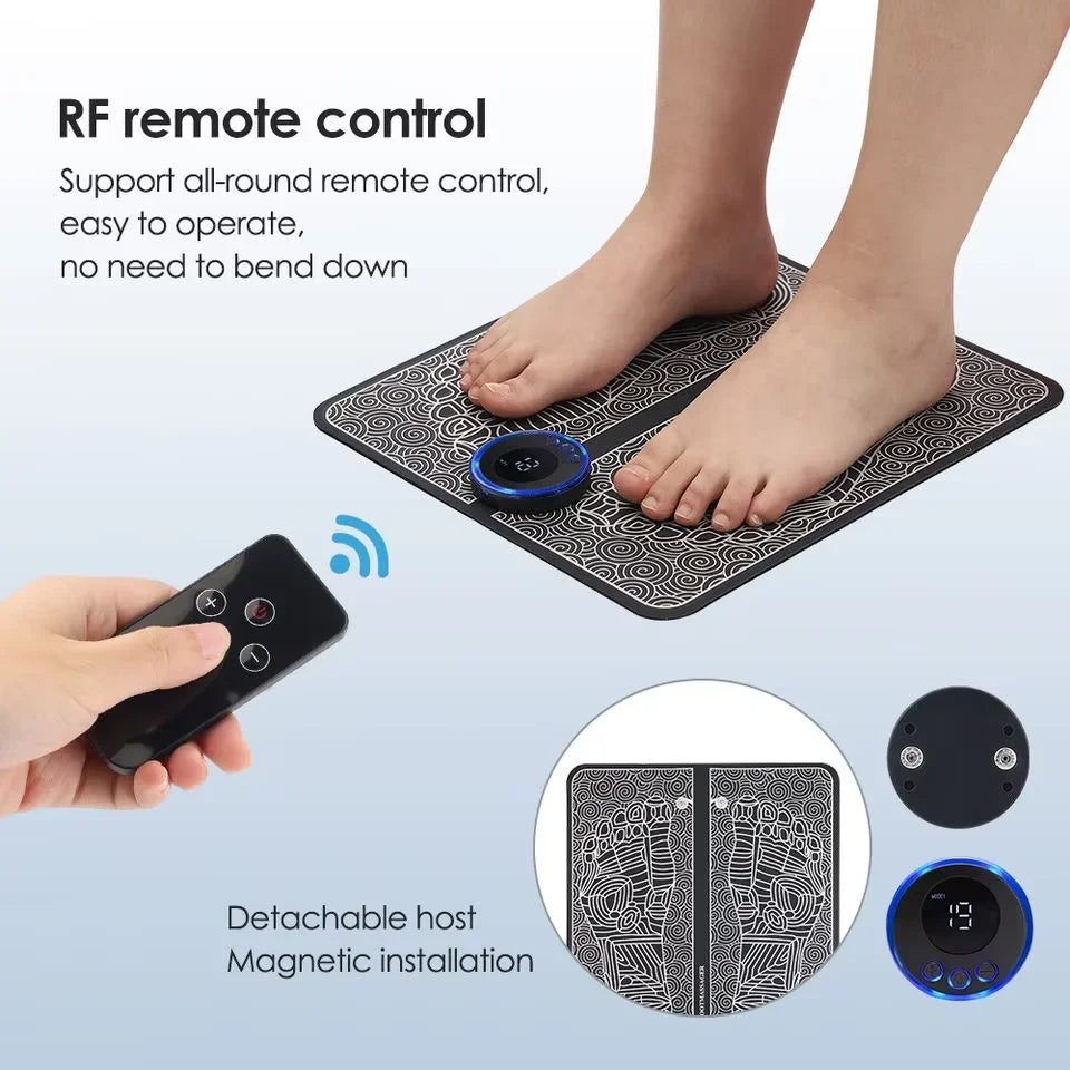 Electric Foot Massager Pad Muscle Massage Relaxation Trainer For Massage Fitness