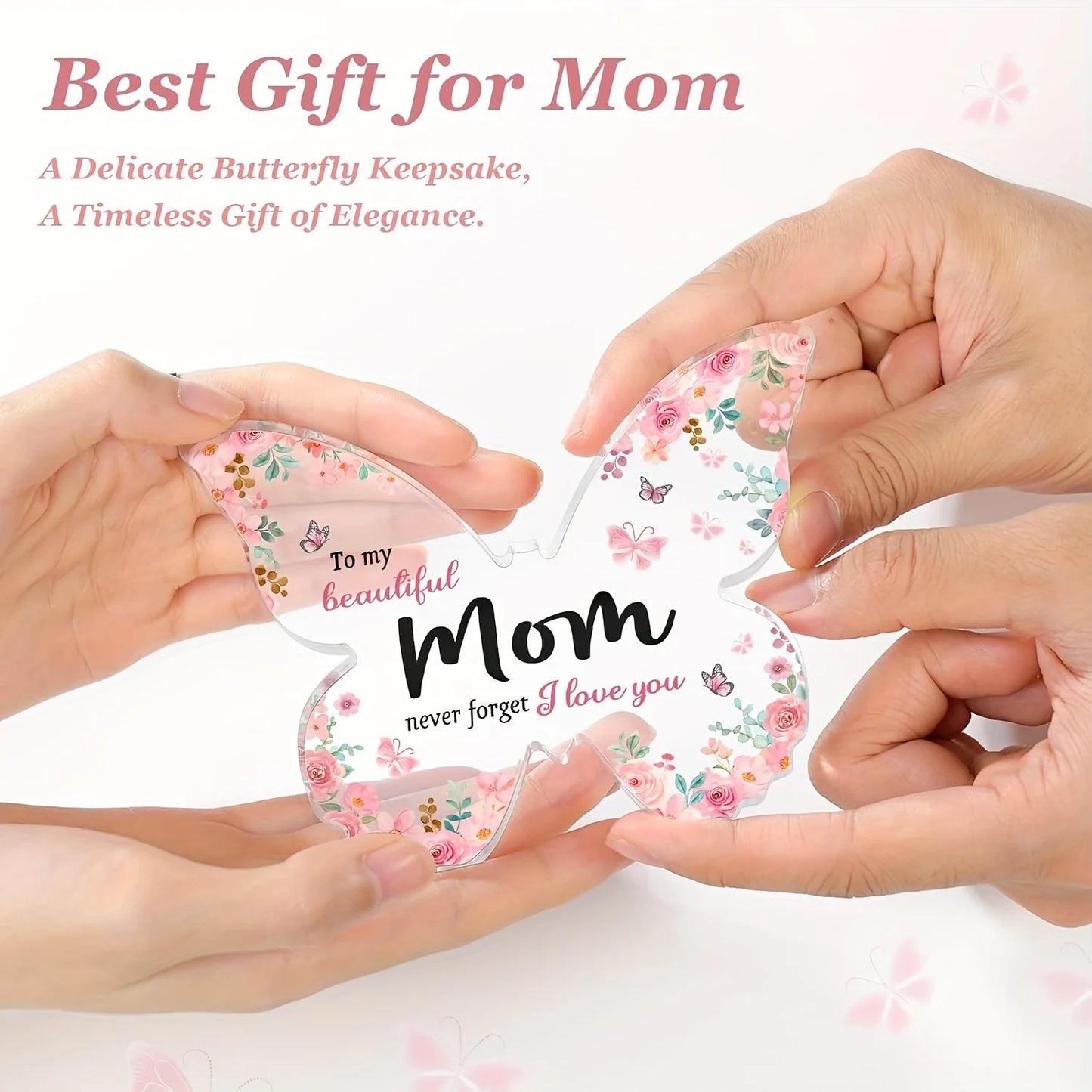 GiftyTrove Gifts for Mom, Unique Mom Birthday Gift fromDaughter Son Butterfly