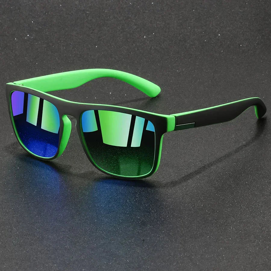 Vintage Square UV400 Sports Sunglasses
