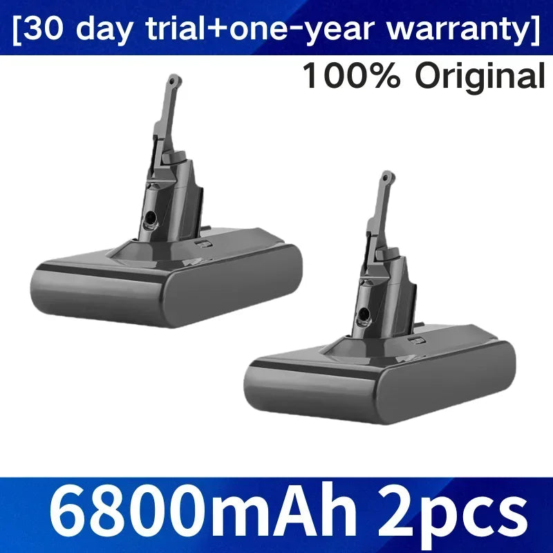 2025New for Dyson V8 21.6V 12800mAh Replacement Battery for Dyson V8 Absolute Cord-Free Vacuum Handheld Vacuum Cleaner Batte