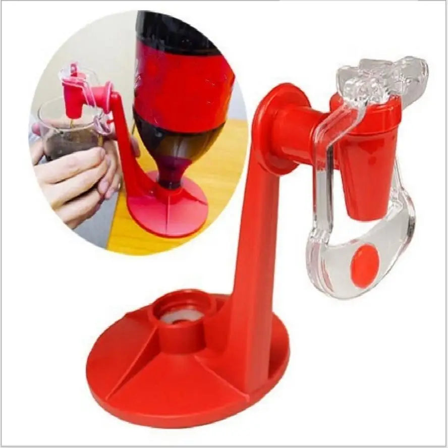 1 Pcs Creative Coke Bottle Inverted Water Dispenser Party Supplies Hand Pressure Switch Drinks Coke Sub Drinking Fountains