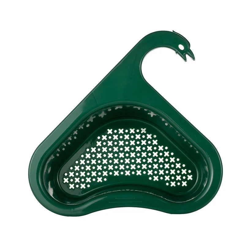 Swan Drain Basket General Fruit and Vegetable Basket Shelf Strainer Sink Kitchen Leftover Sink Multifunctional Drain Basket