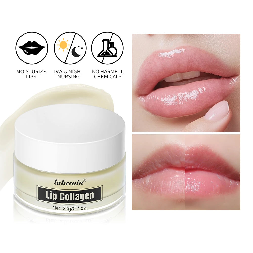 Collagen Lip Mask Moisturizing Hydrating Dry Lips Smooth Fine Lines Increase Lip Vibrancy And strengthen Barrier Lips Skin Care