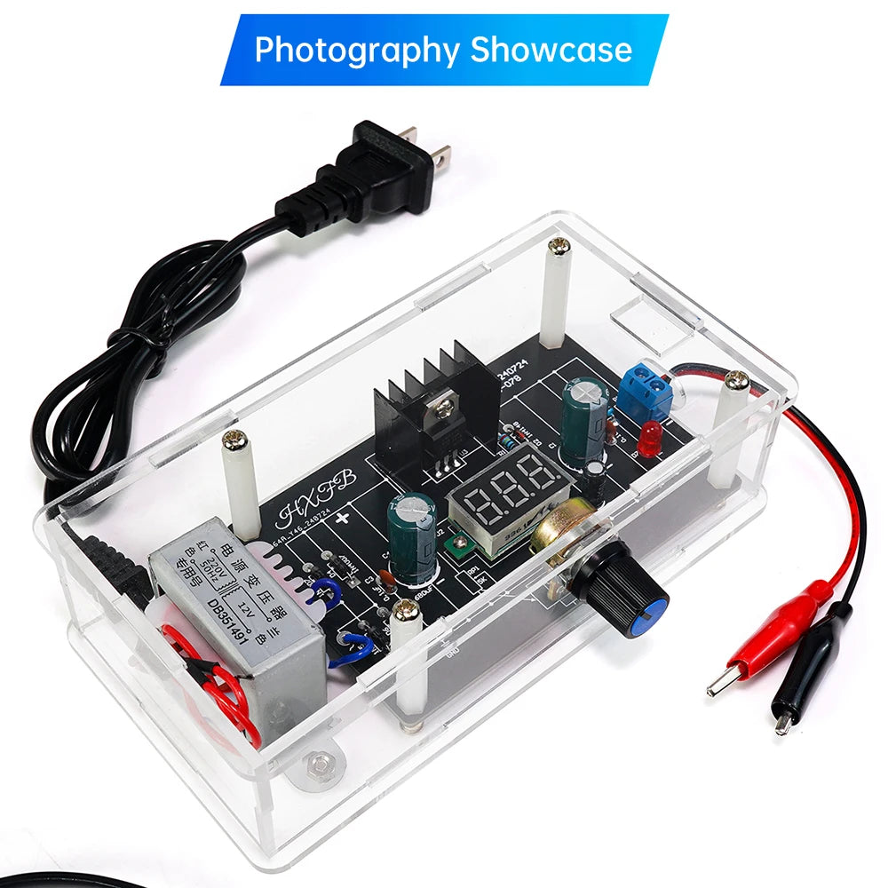 LM317 Adjustable Power Supply DIY Kit DC Regulated Power Supply Module Component Welding Electronic Production Bulk