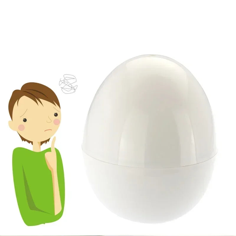 4-Egg Capacity Microwave Steamer Quick 5-Minute Cooking for Hard Or Soft Eggs Simple Fast Boiling Kitchen Tool