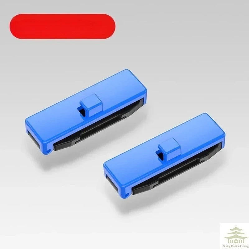 2Pcs Adjustable Car Safety Seat Belts Holder Stopper Buckle Clamp Car Seat Belt Fixing Clips Car Seat Belt Ornaments Accessories