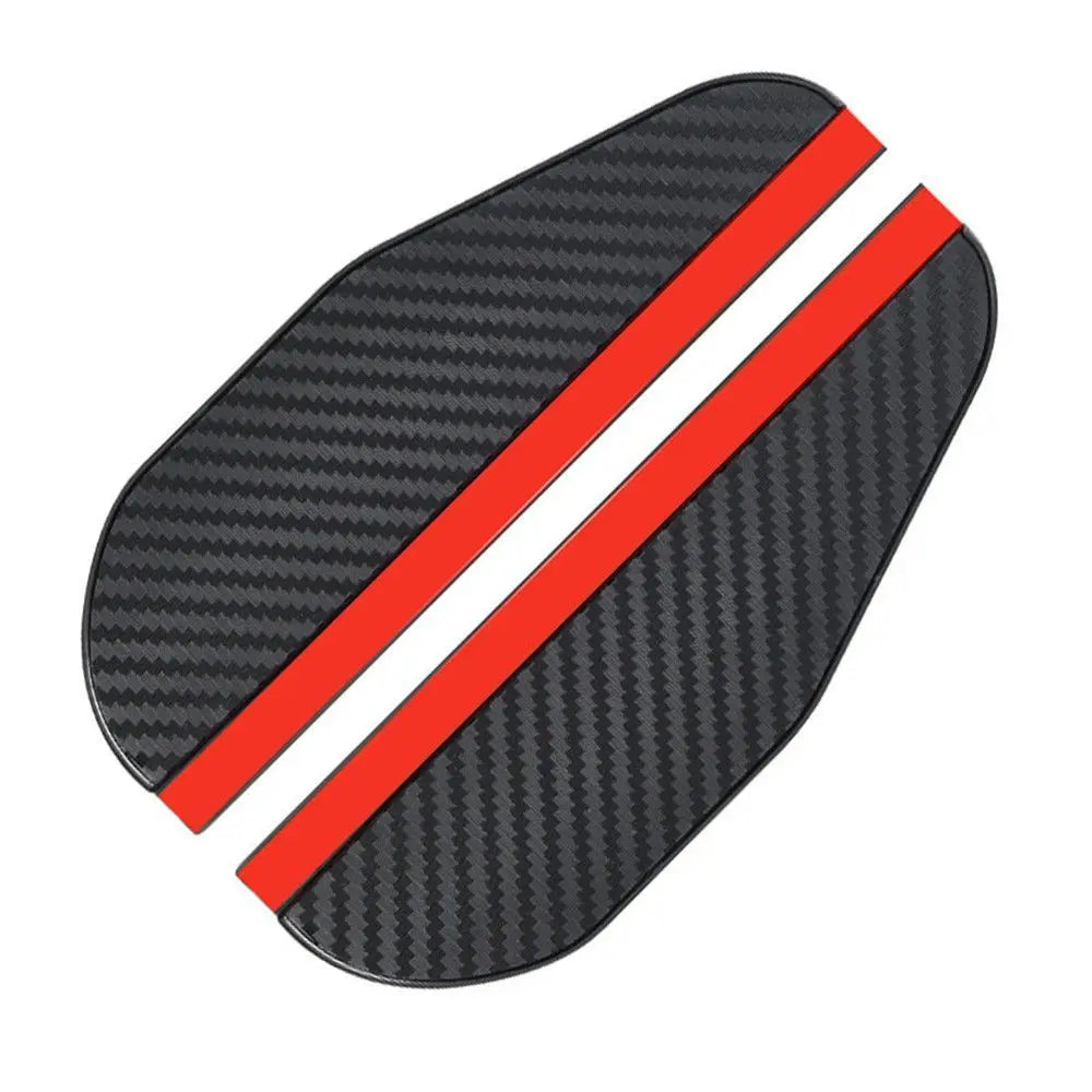 One Pair/2pcs New Car Protective Film Weather Visor Carbon Fiber Rear View Mirror Rearview Mirror Rain Eyebrow