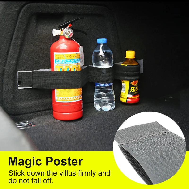 Car Rear Trunk Rope DrawString Fixed Belt Open Tail Box Cover Handle Pull Strap Car Organizer Accessories Mat Protection Pad