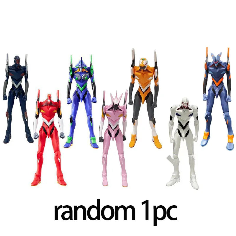 Figuras Ação Articuladas Neon Genesis Evangelion EVA Unidade-01 e Unidade-00, Kits de Modelagem e Brinquedos - Presente Perfeito