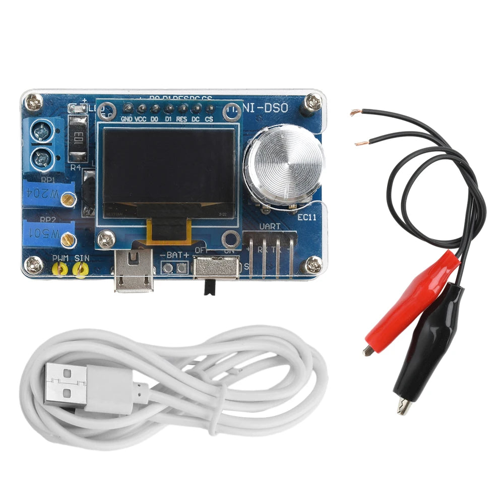 DIY Mini Digital Oscilloscope Kit STC8K8A Microcontroller Electronic Component  Soldering Practice Loose Kit