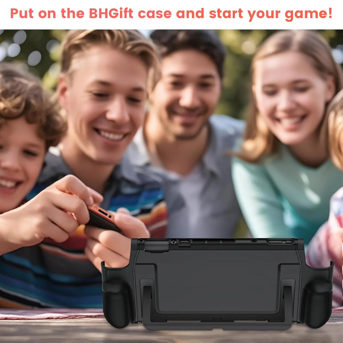 For Switch 2 Games Console TPU Protective Case Anti-Slip Enhanced Grip Handle Grip Cover for Switch2 Gaming Accessories
