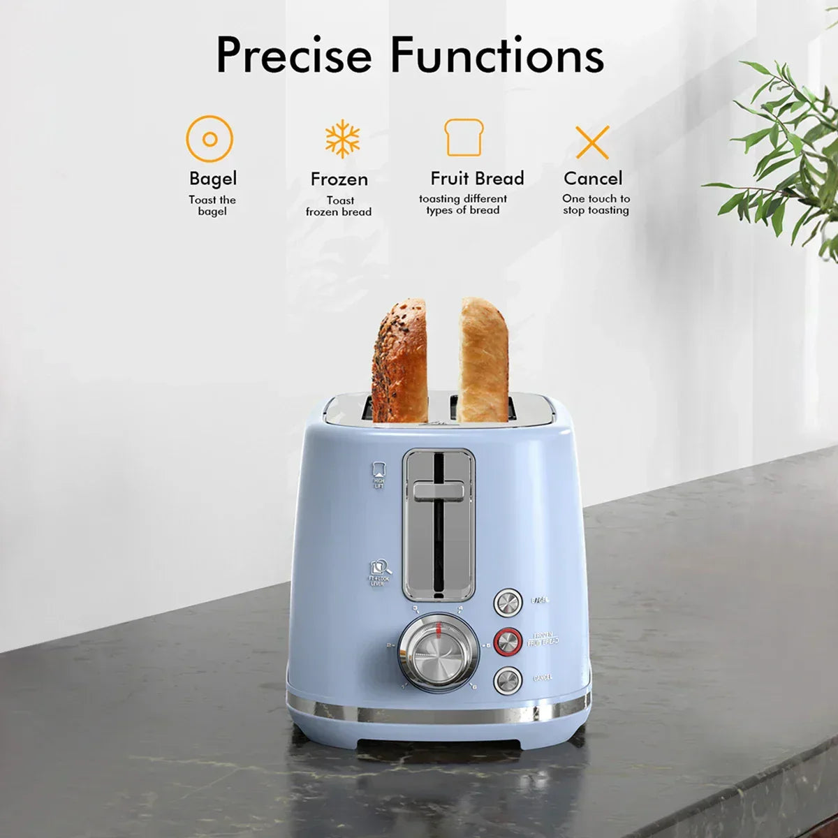 Extra Wide Slot Toaster