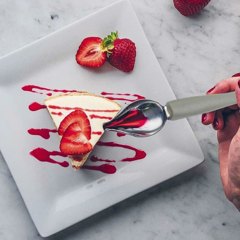Chef Decoration Spoon for Sushi Food Design Sauce Dressing Plate Dessert Bakeware Cake Gastronomy Coffee Spoon Kitchen Tools