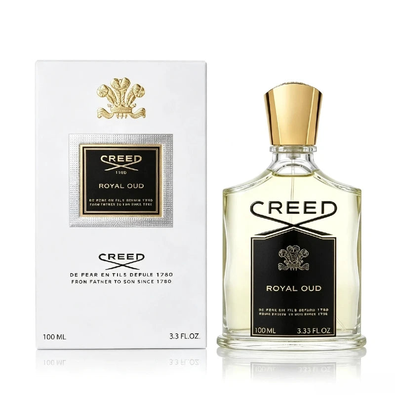 Aventus Legendary Men's Fragrance, Silver Mountain Water Men's Perfume, Royal Oud, and Original Vetiver Women's Perfume